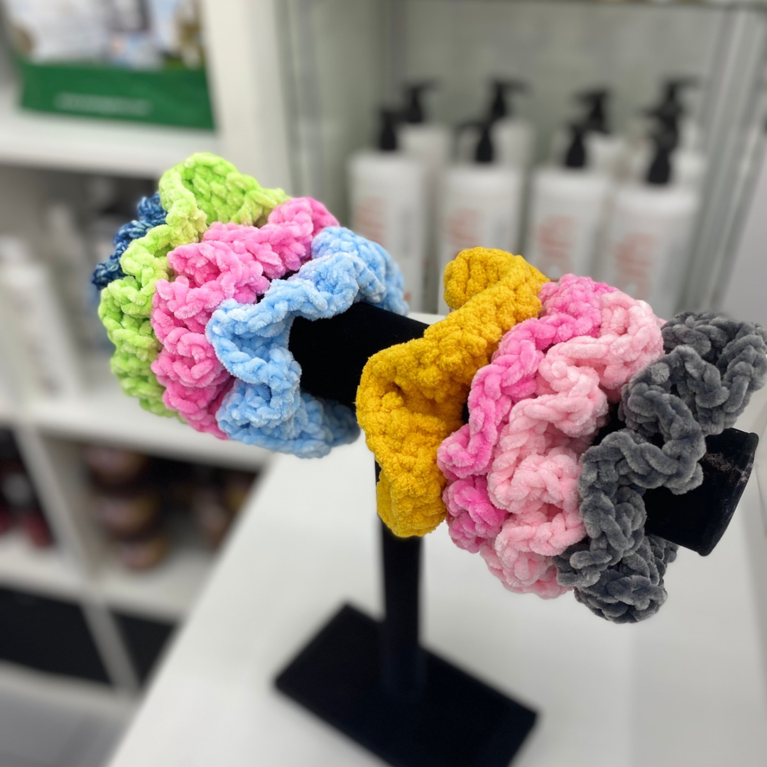 Rebel Crochet Scrunchies - Handmade & Unapologetically Bold