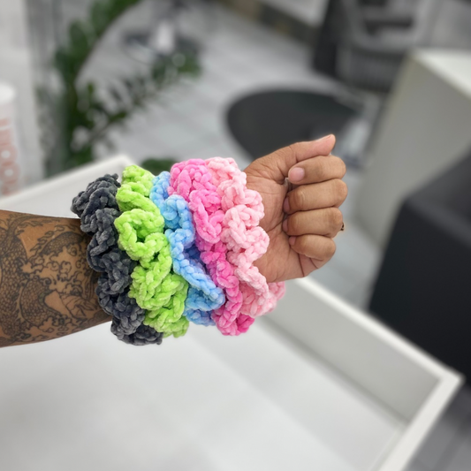 Rebel Crochet Scrunchies - Handmade & Unapologetically Bold