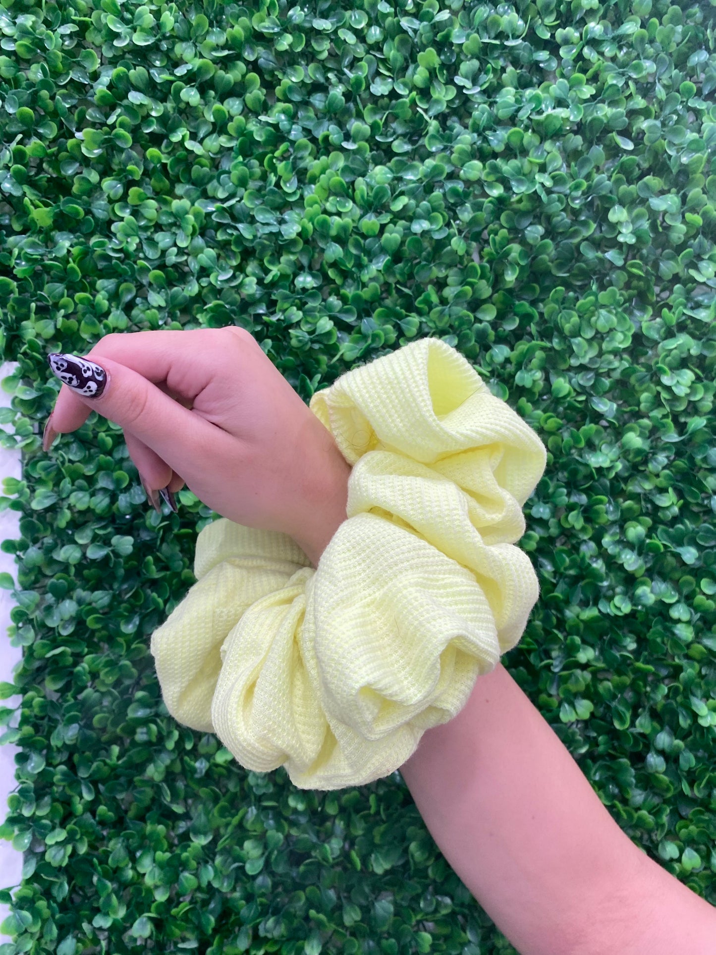 Lemon Zest Dream - Oversized Yellow Scrunchie