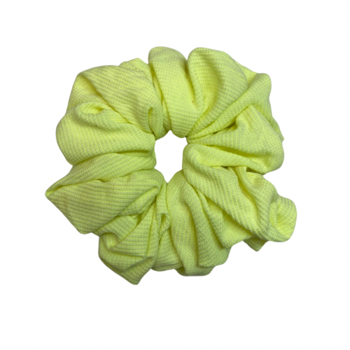Lemon Zest Dream - Oversized Yellow Scrunchie